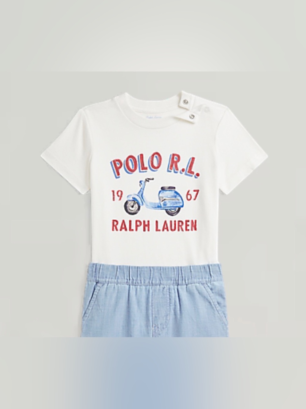 RALPH LAUREN Baby Boy Cotton Tee - 9M
